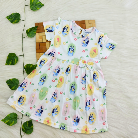 Comfy Frock - Bluey Garden