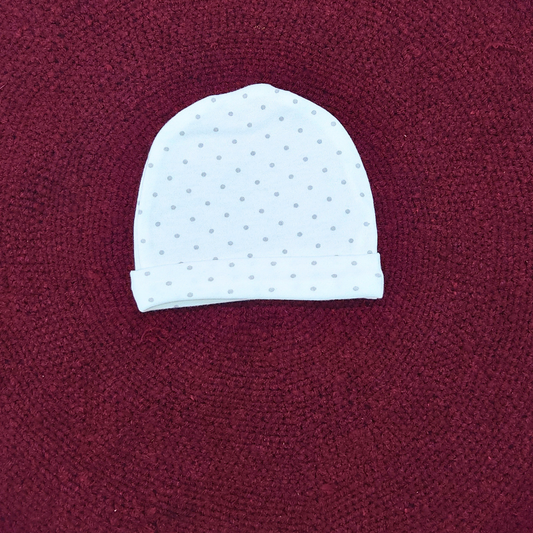 Cotton Cap-Mittens-Booties- Polka Dots