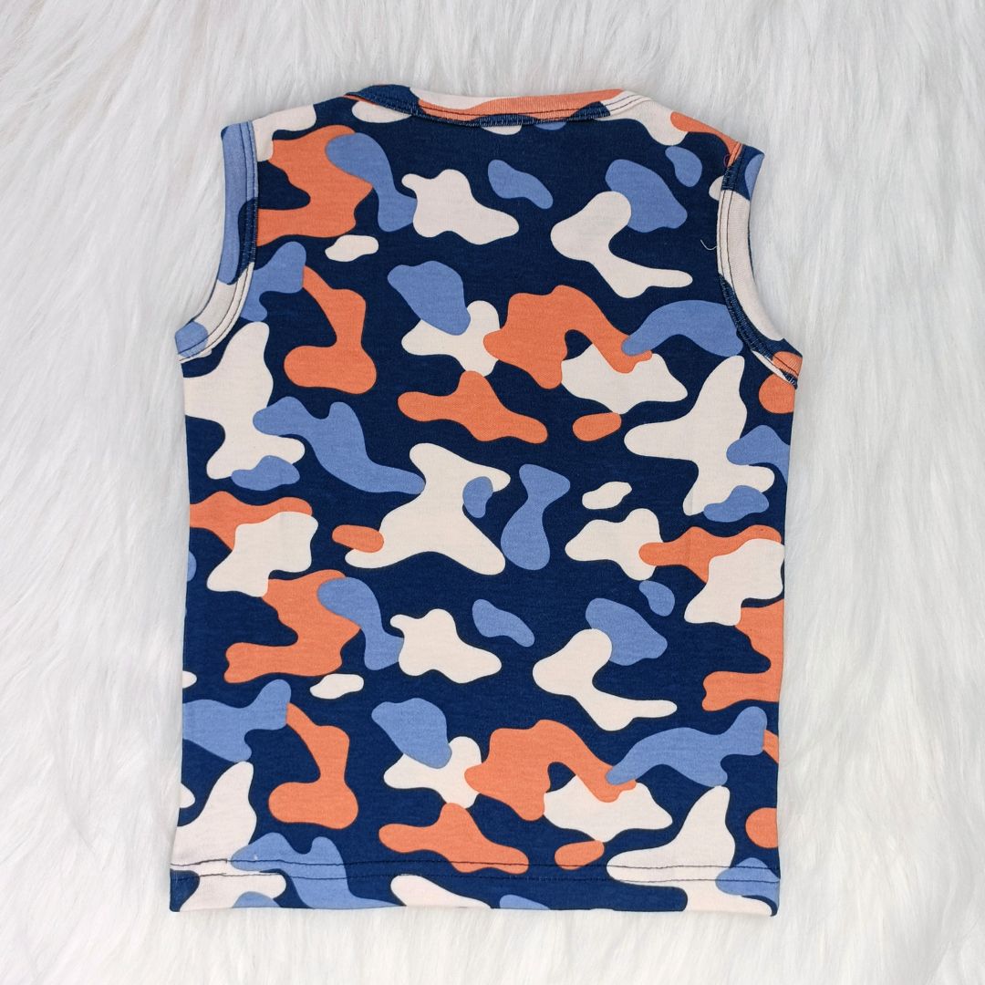 Sleeveless Top & Shorts set - Little squad