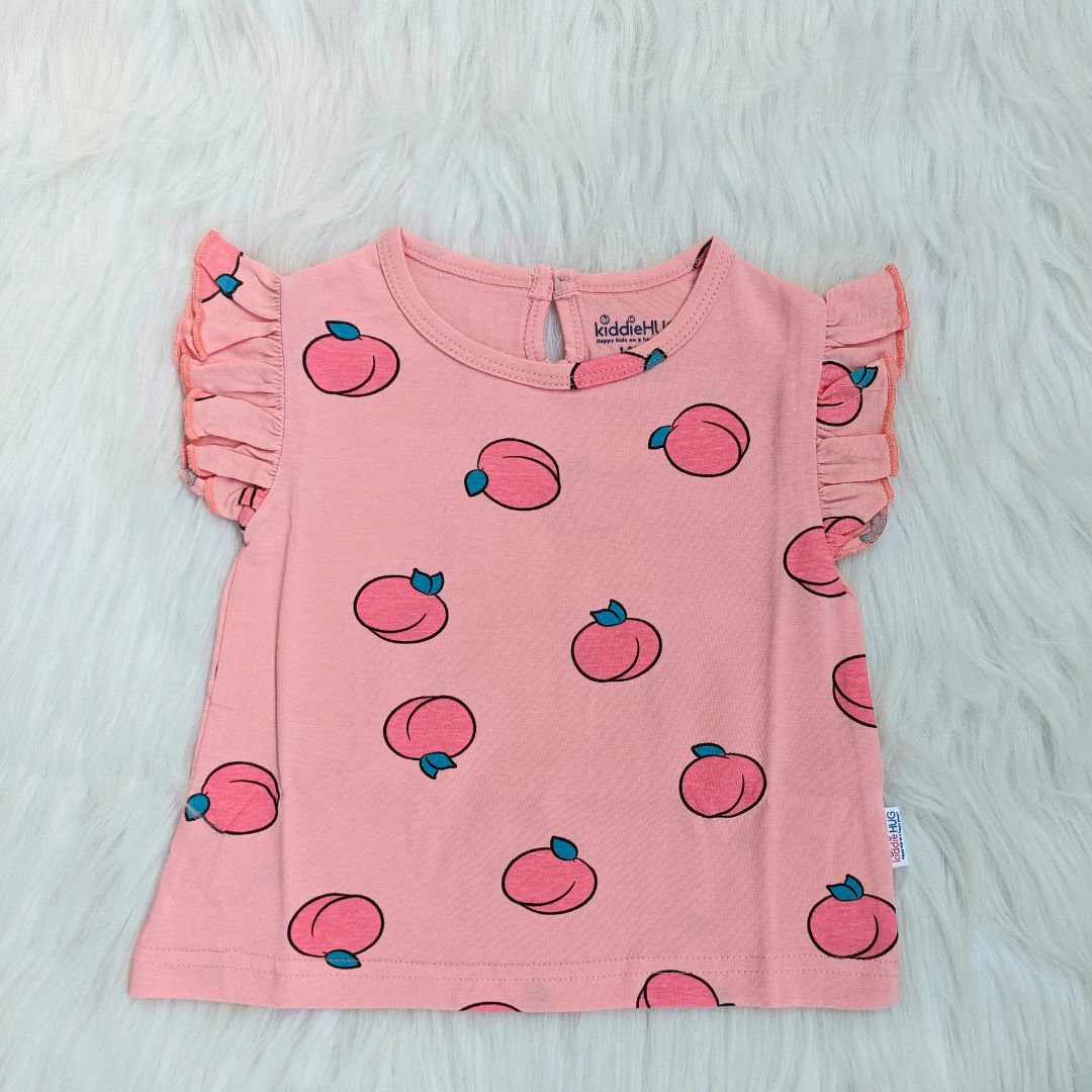 Frill Co-ord set - Peaches