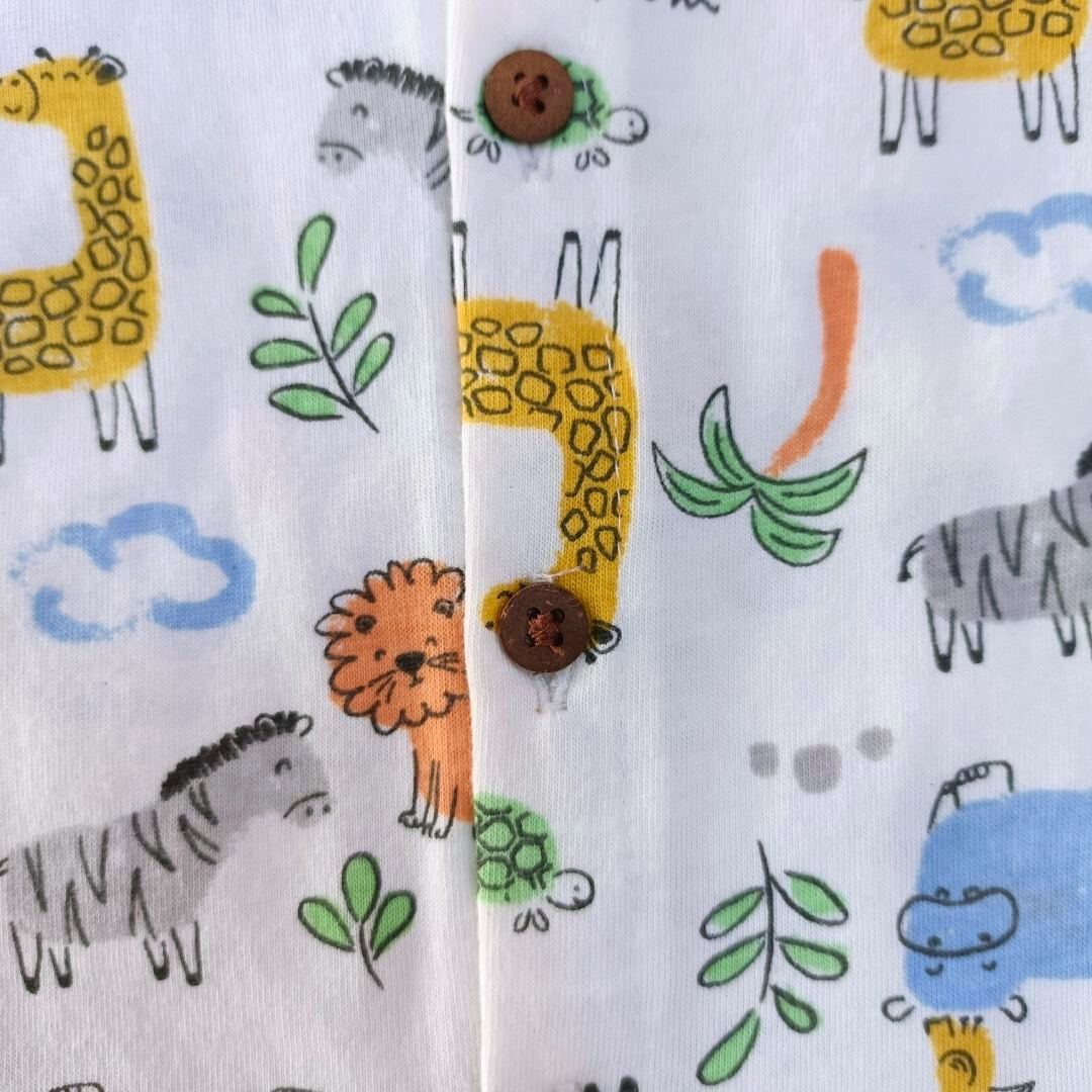 Sleeveless Jabla + Shorts set - Animals