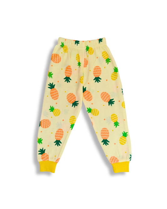 Printed Cotton Pyjama set - Pineapple