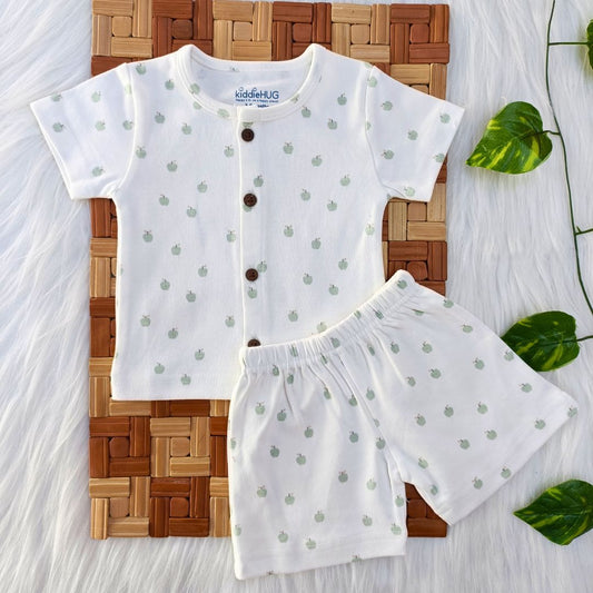 Sleeve Jabla + Shorts set - Apples