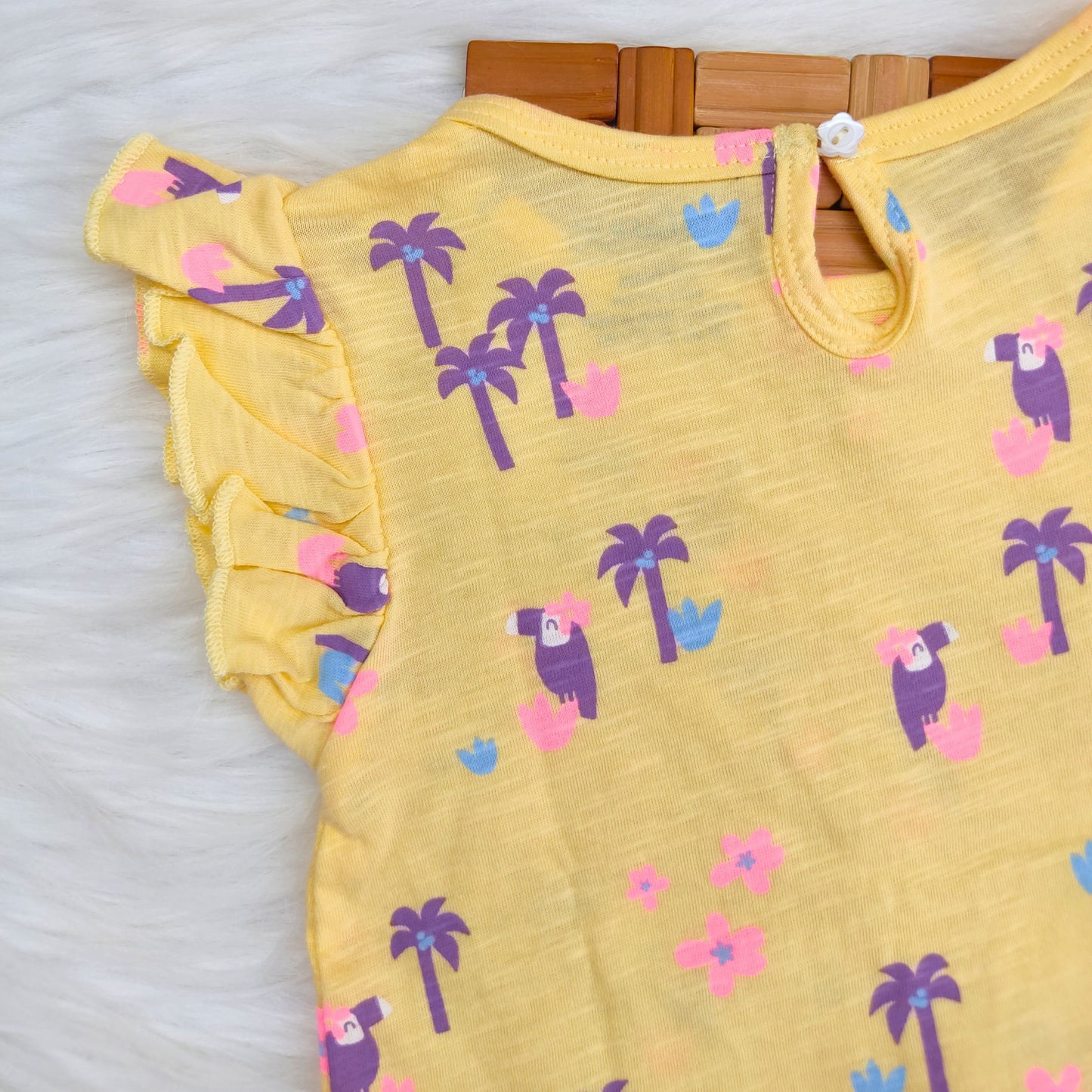 Frill Co-ord set - Sunny Palm