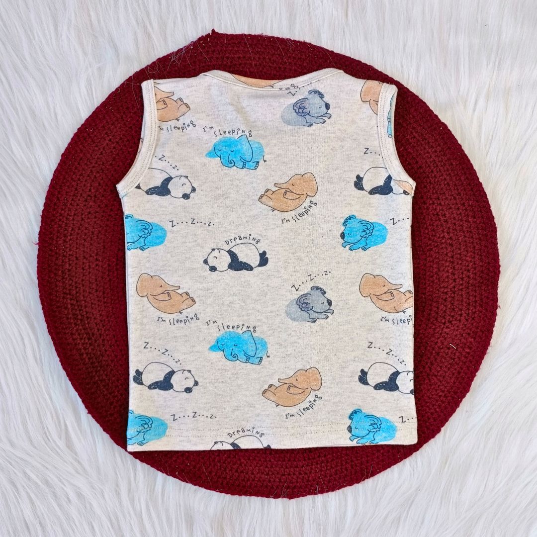 Sleeveless Top & Shorts set - Sleeping Panda