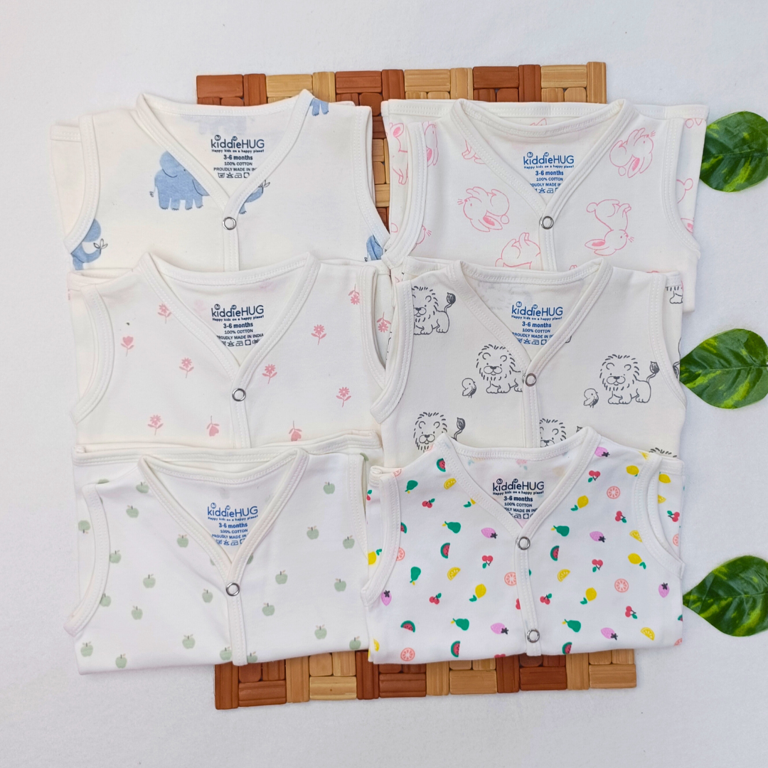 Organic Knitted Cotton Jablas - Pack Of 6