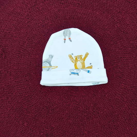 Cotton Cap-Mittens-Booties- Animal Play