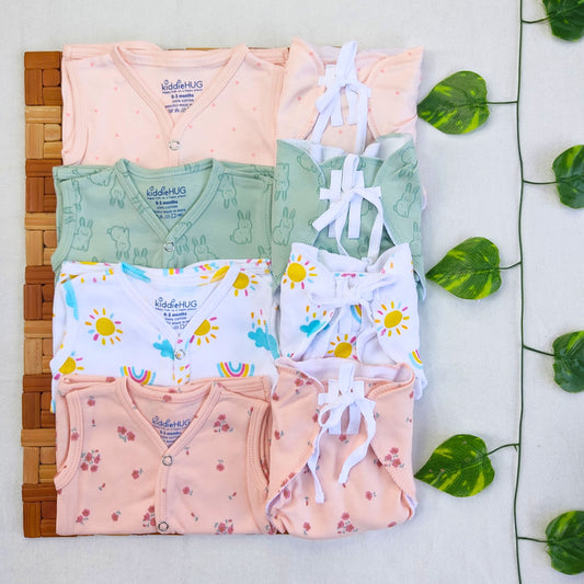 Jabla+Nappy Set Pack of 4 (0-3 months) Combo-3