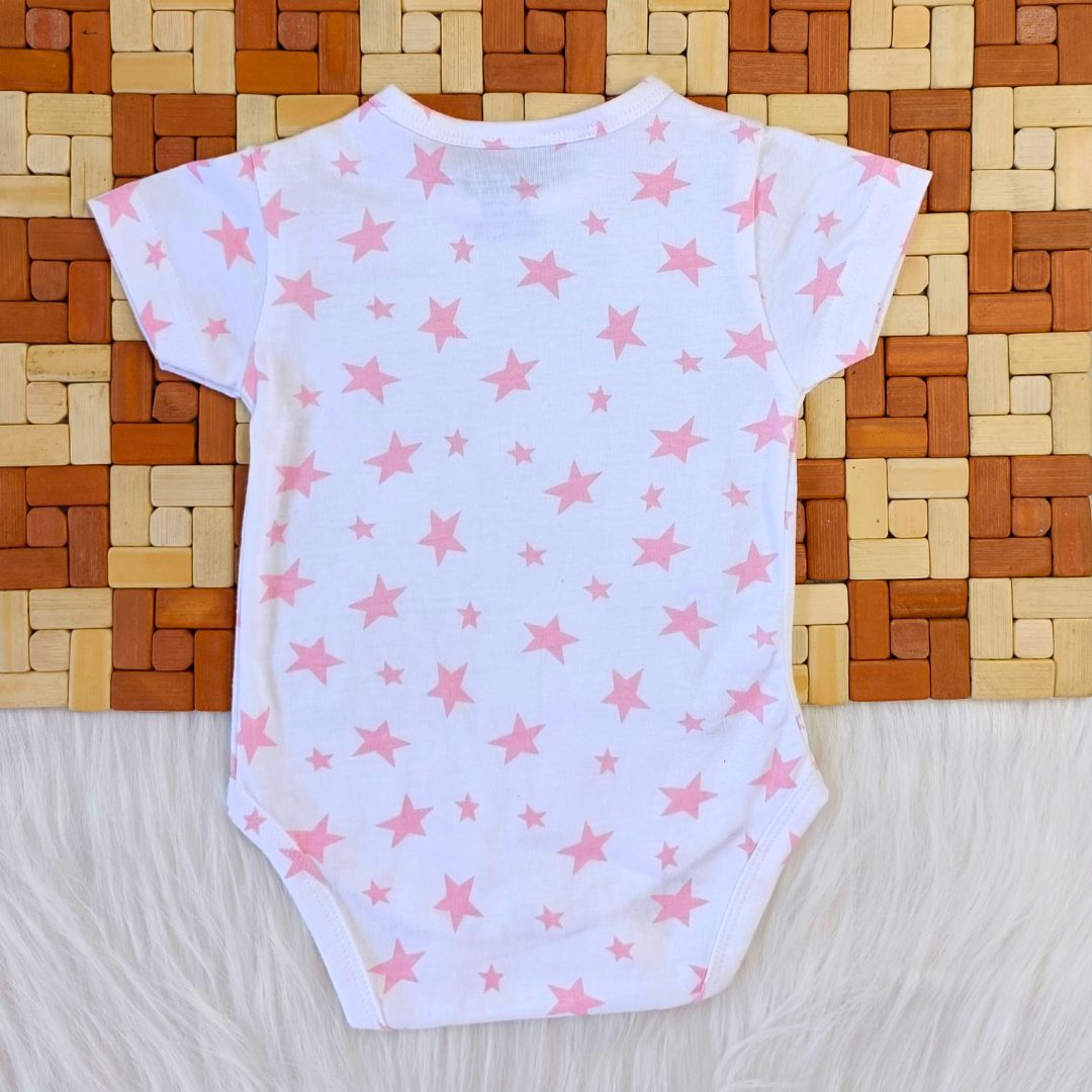 Onesie - Pink Stars