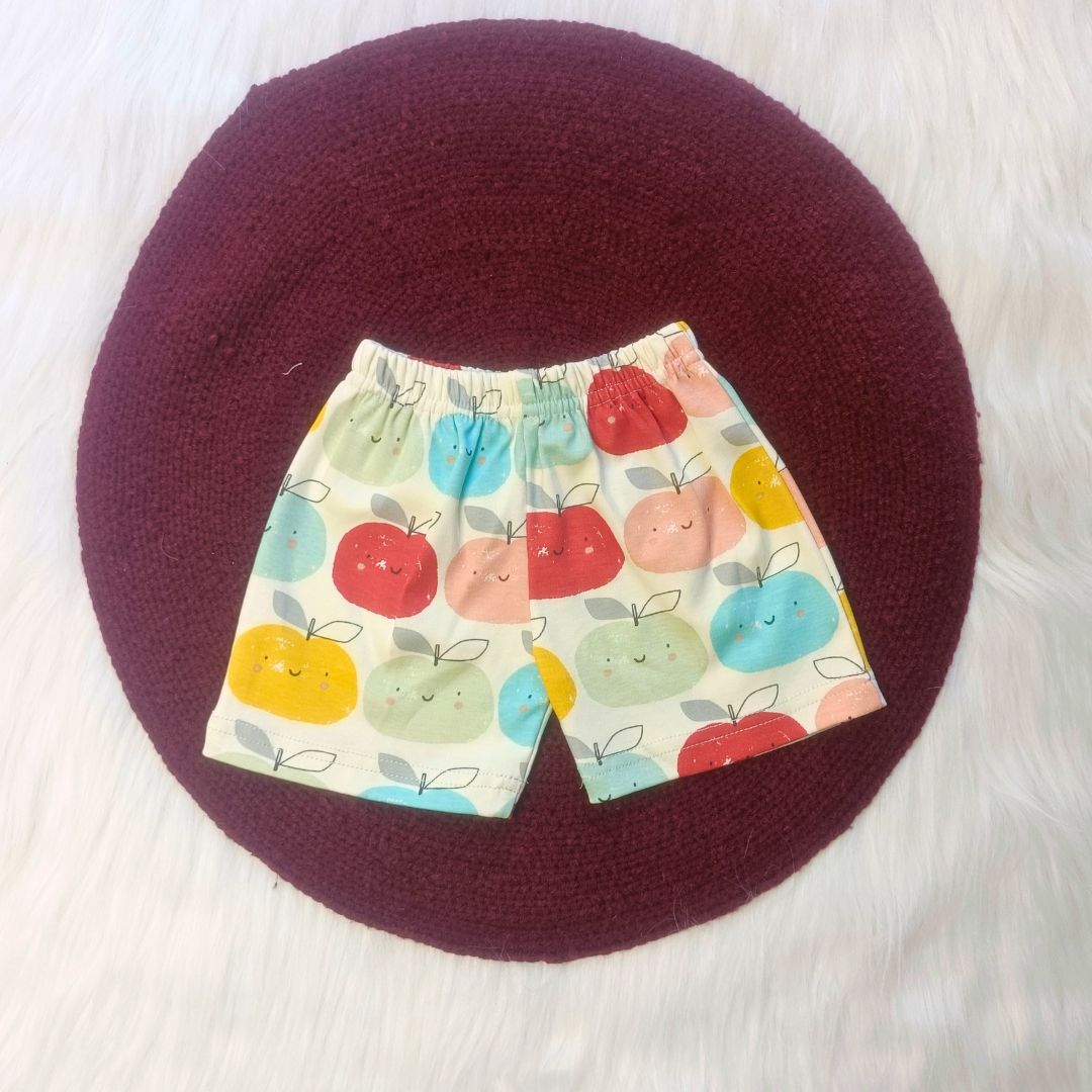 Sleeveless Top & Shorts set - Apples