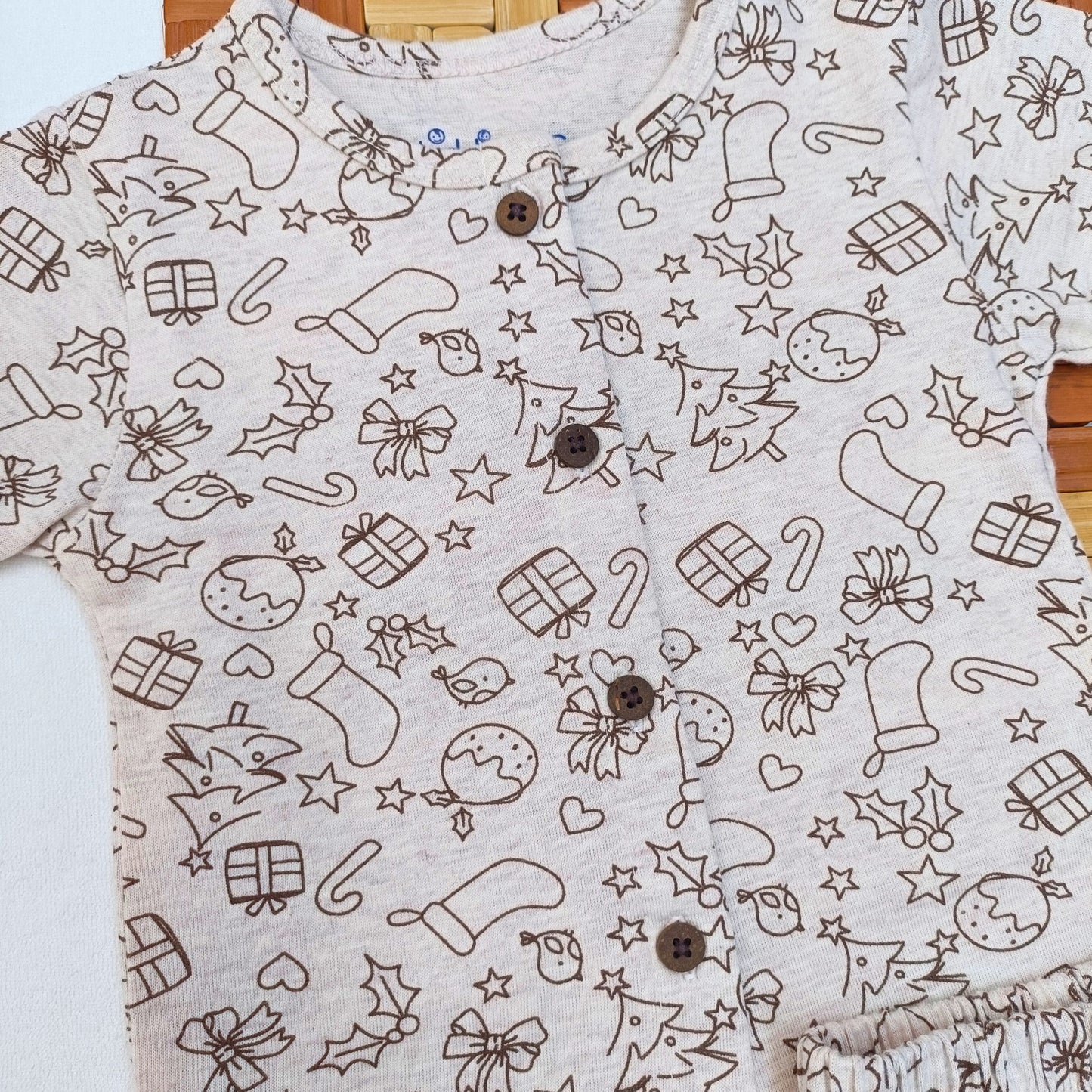 Sleeve Jabla + Shorts set - Christmas Joy