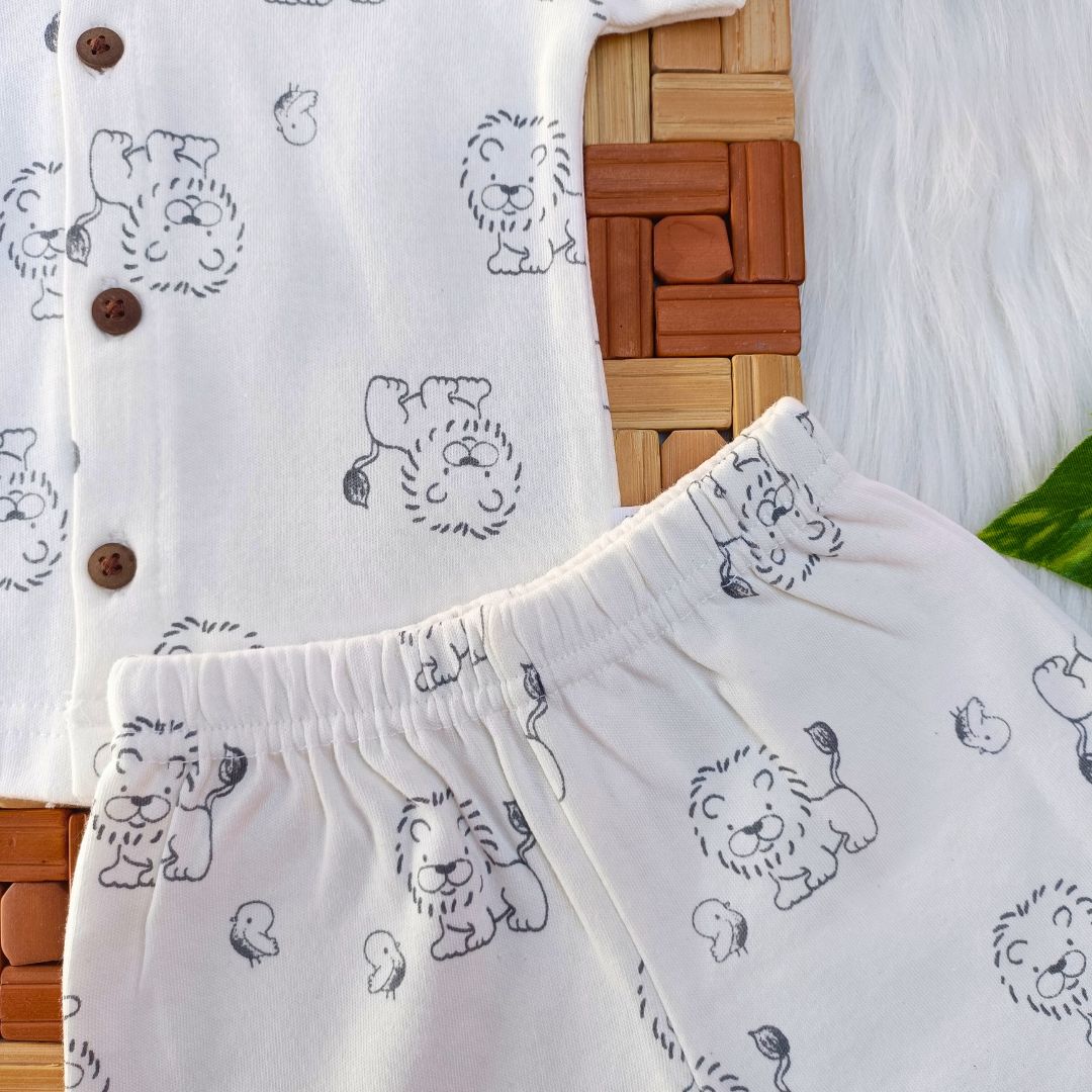 Sleeve Jabla + Shorts set - Lion