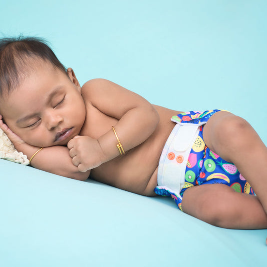 Fruit Ninja - Newborn diaper with 1 insert (2.5kg - 8kg)