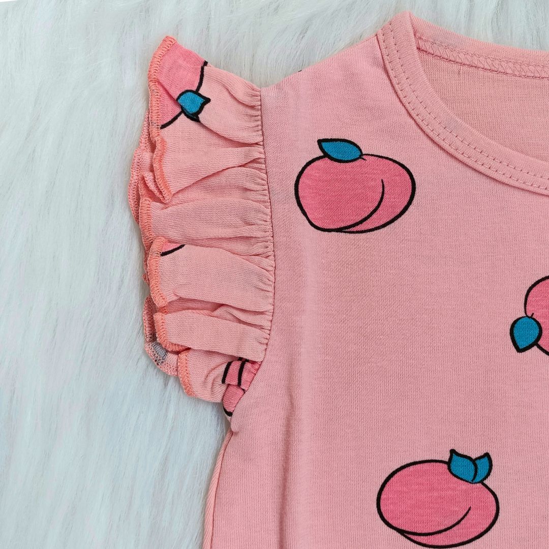 Frill Co-ord set - Peaches
