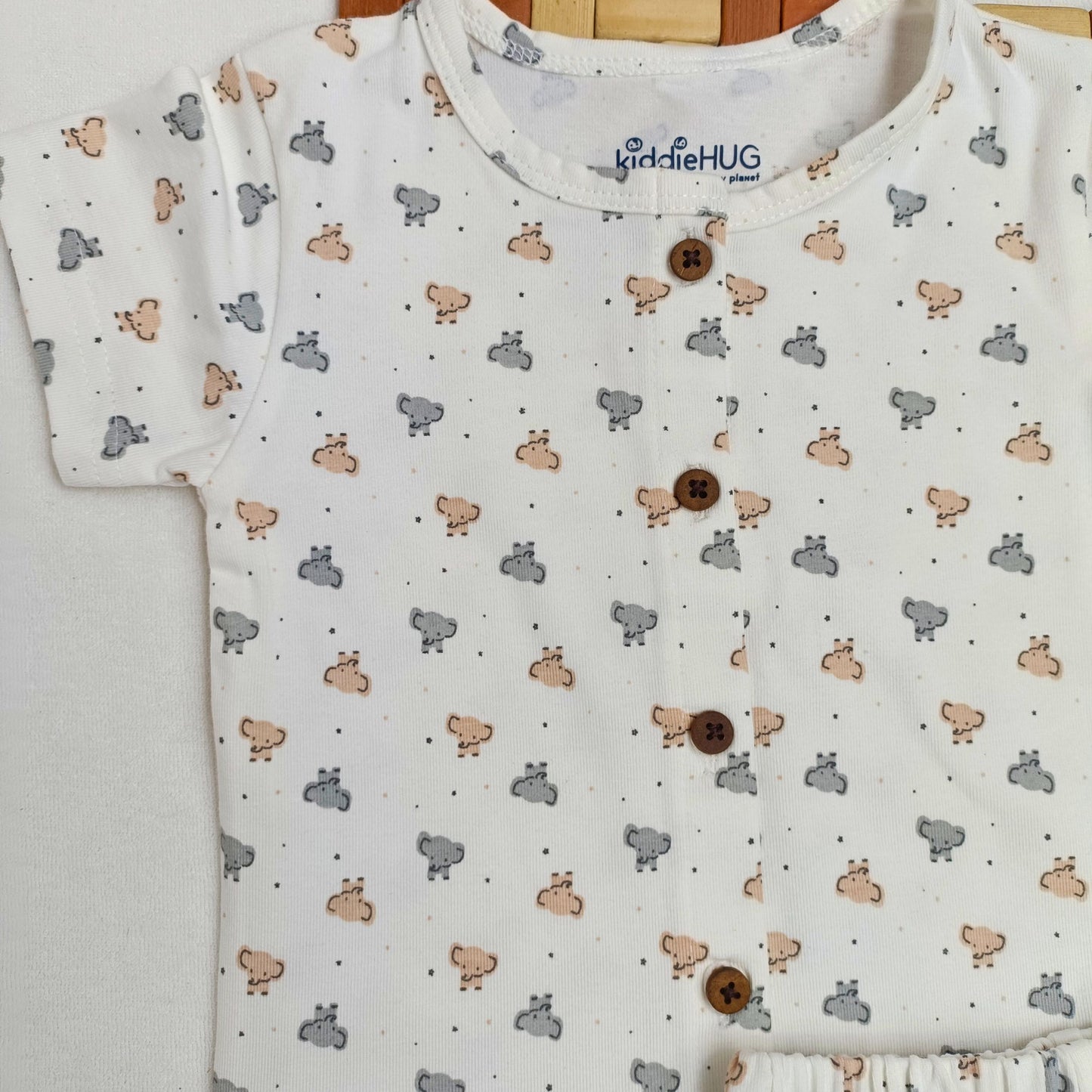 Sleeve Jabla + Shorts set - Teddy Print
