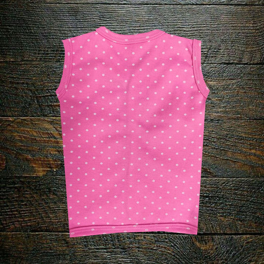 Organic Knitted Cotton Jablas - Polka dots