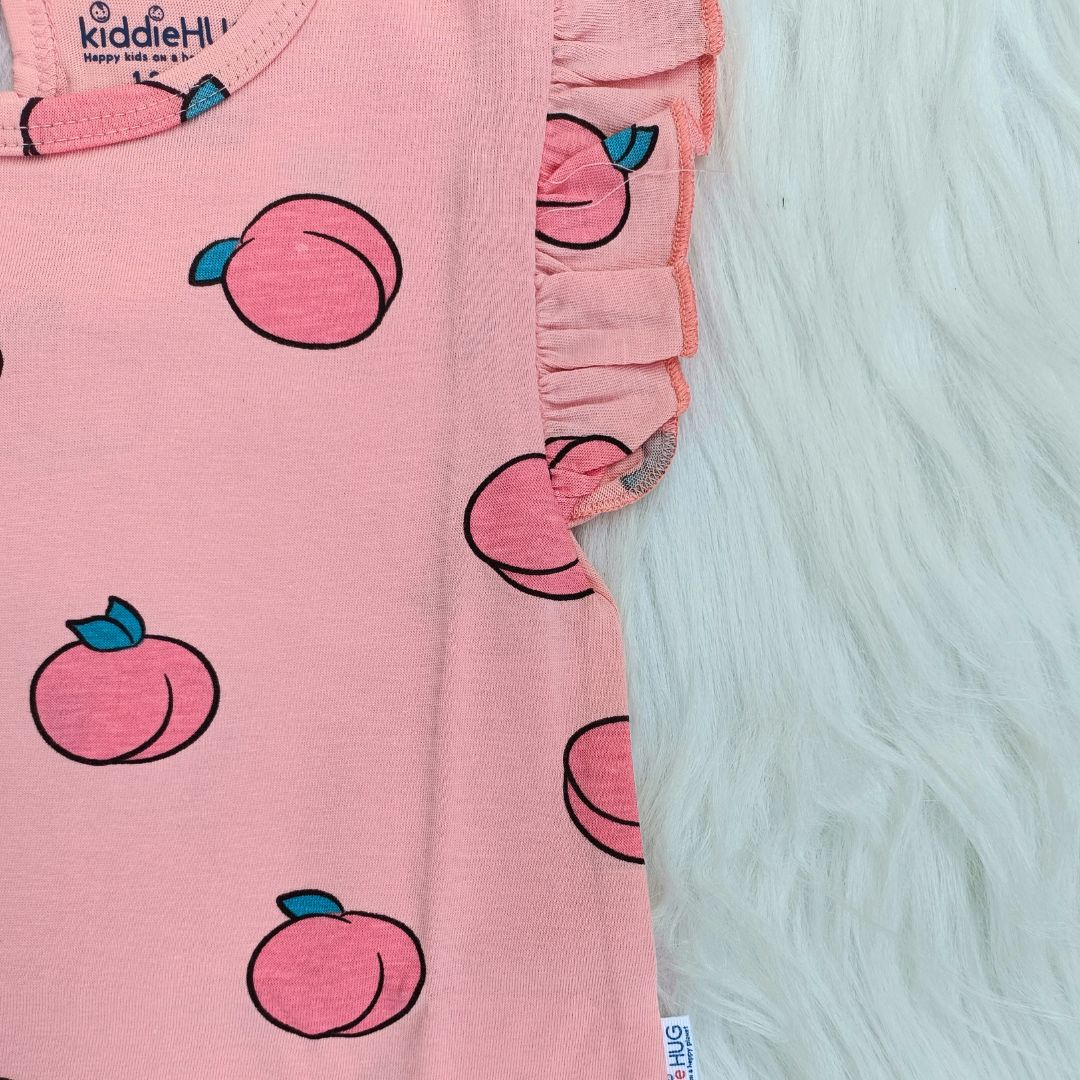Frill Co-ord set - Peaches