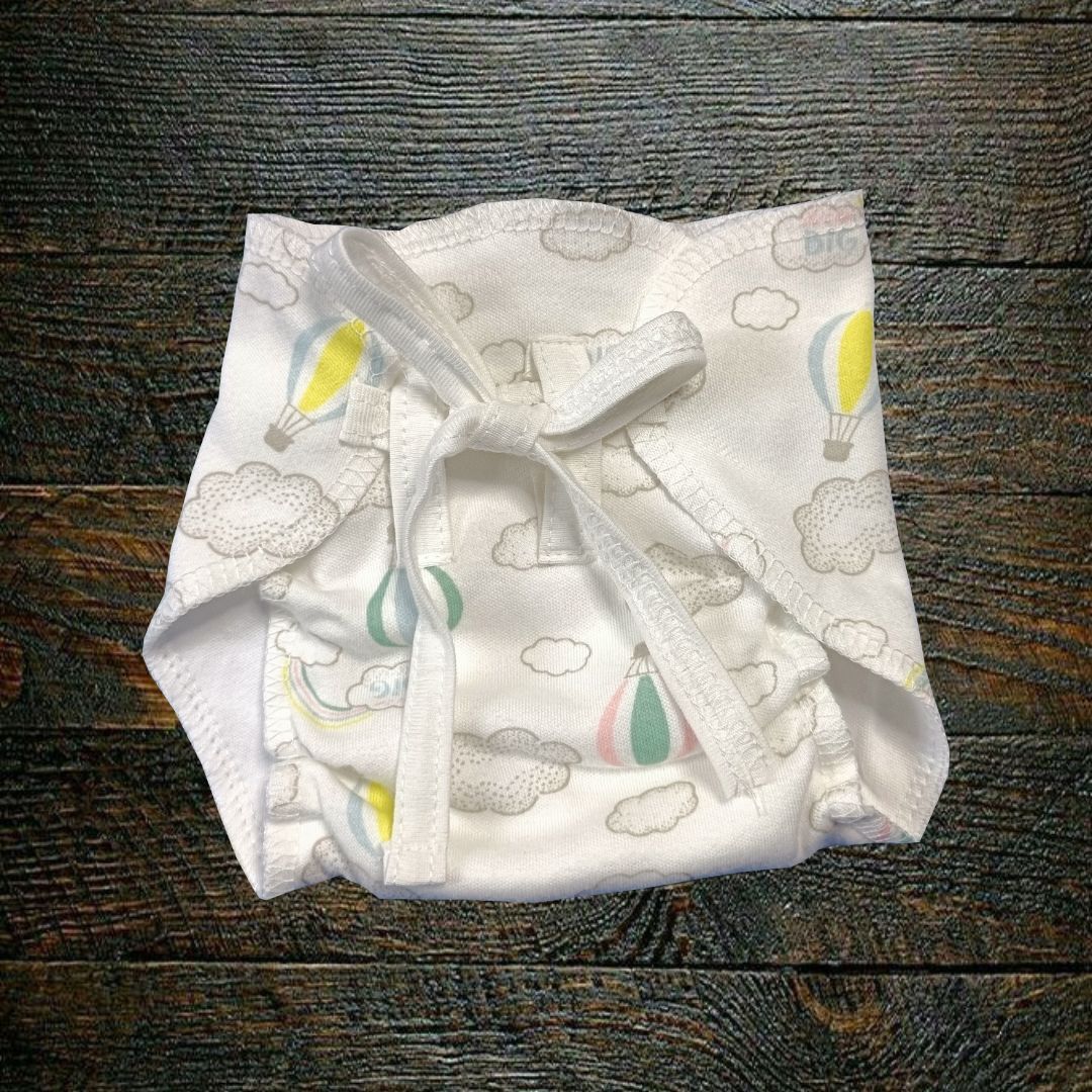 Organic Cotton Padded Nappy - Balloon