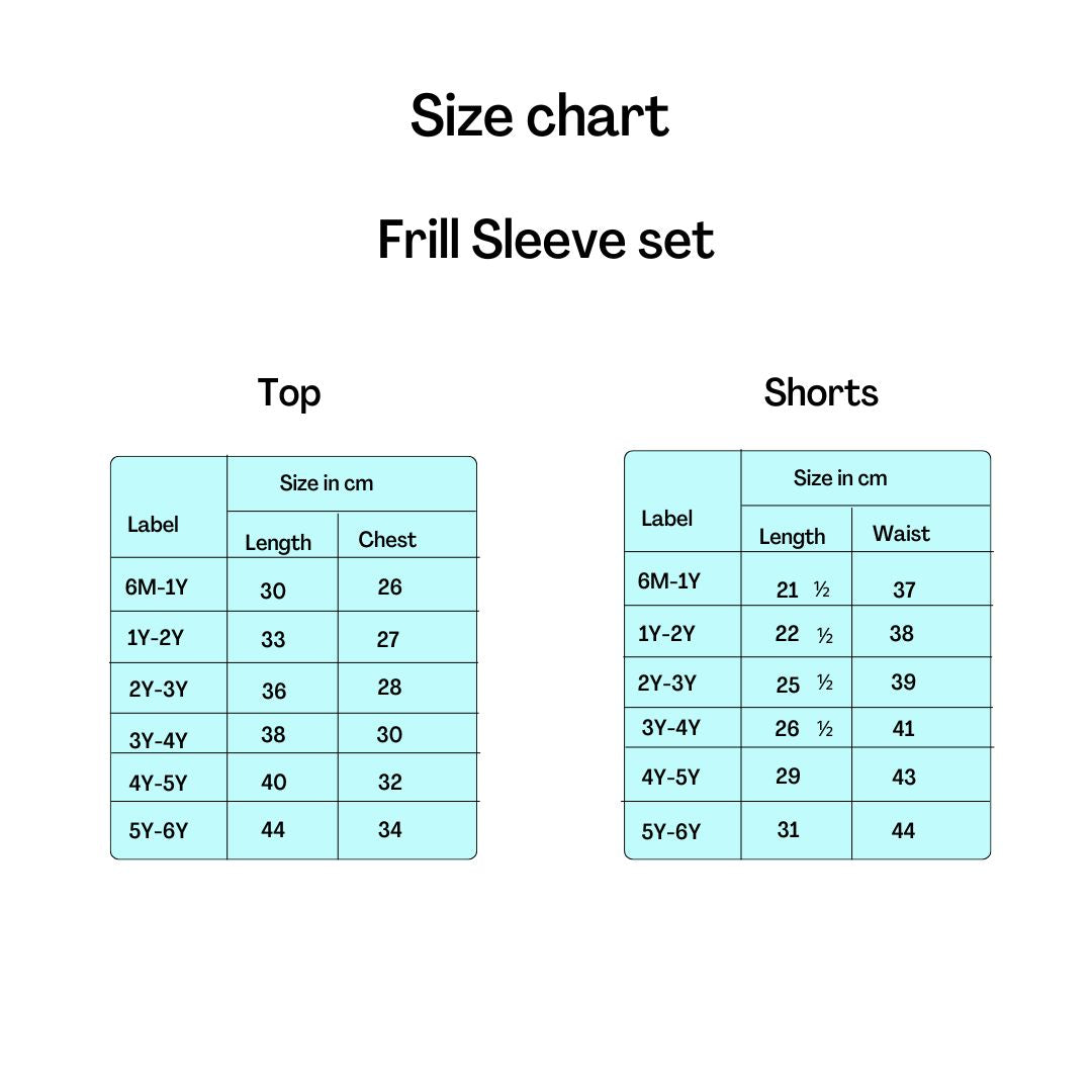 Frill Co-ord set - Elephants