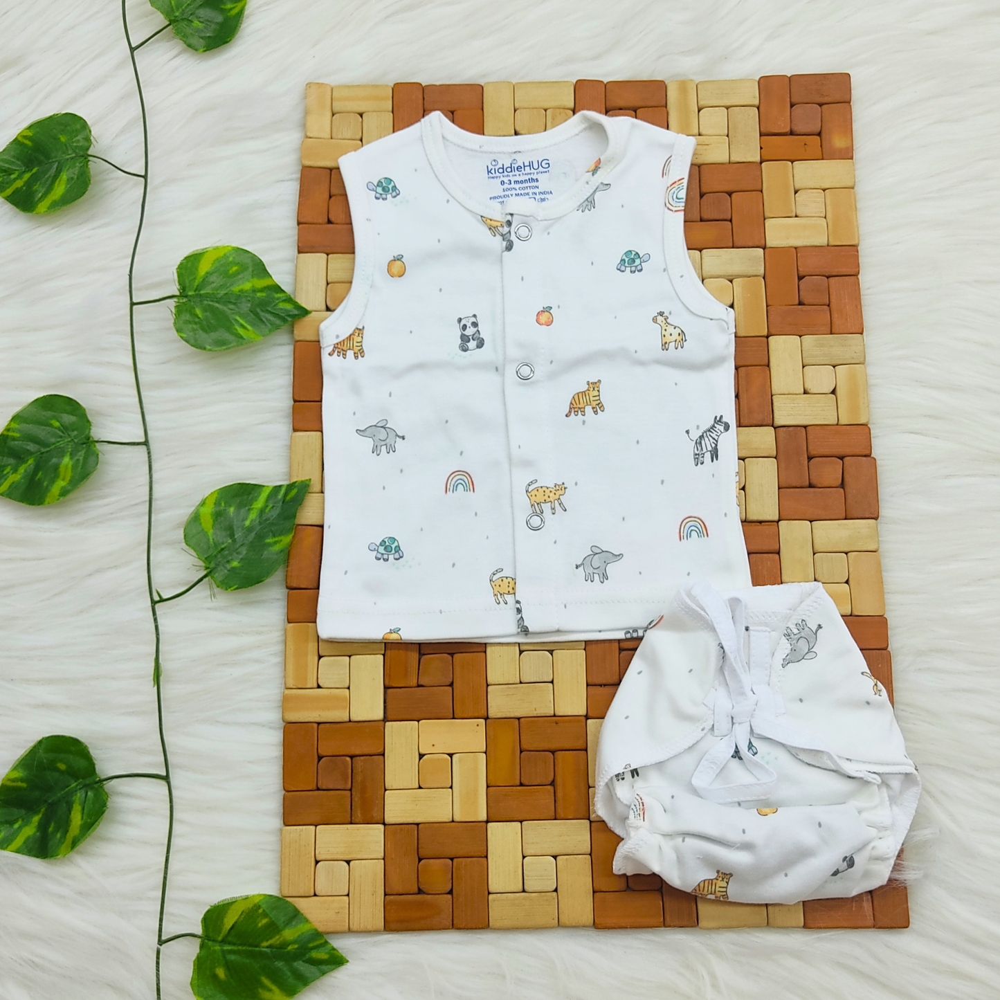 Jabla+Nappy Set Pack of 4 (0-3 months) Combo-18