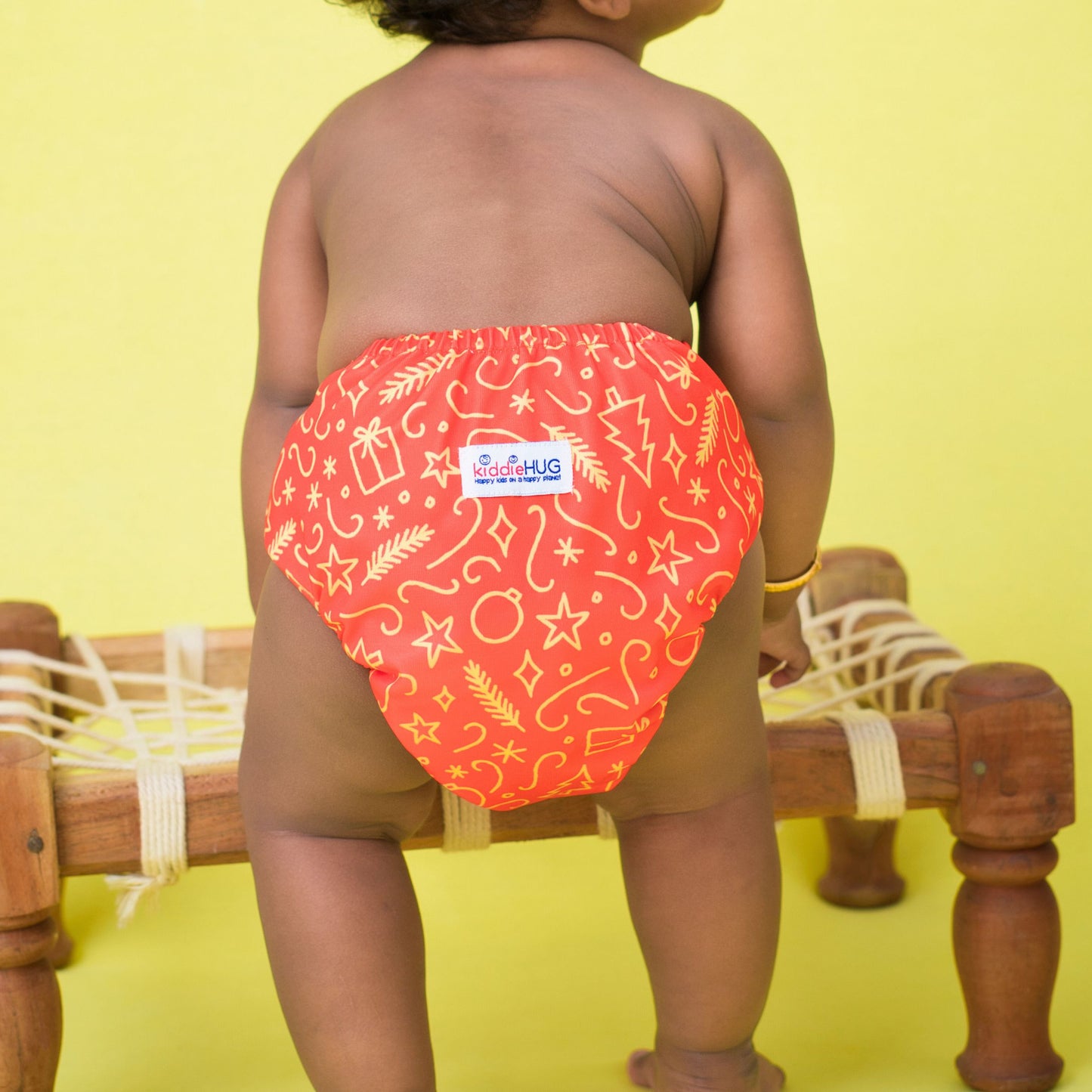Freesize cloth diaper - Xmas eve (6kg-17kg) - Day and night usage