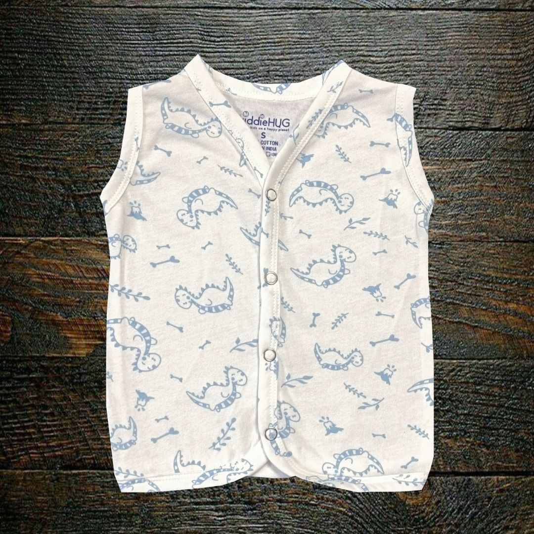 Organic Knitted Cotton Jablas - Dino Land