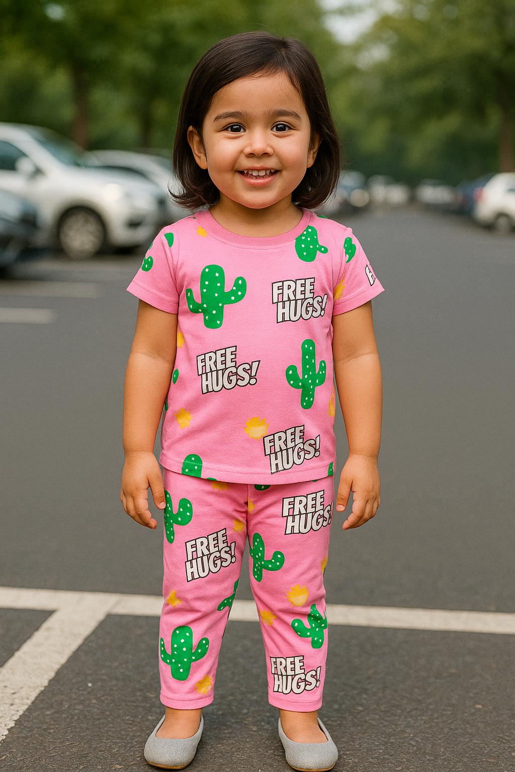 Tee & Pyjama set - Free Hugs
