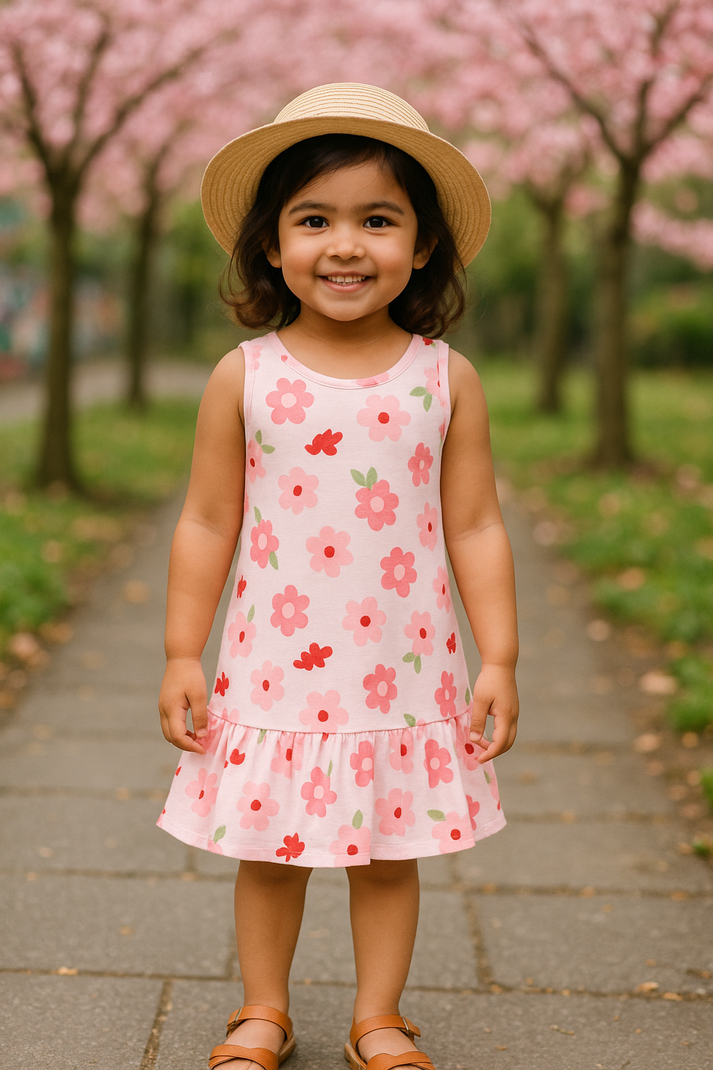 Comfy Frock - Flowers
