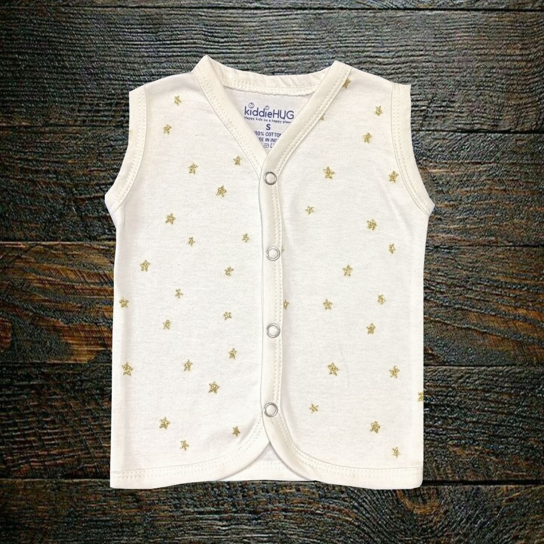Organic Knitted Cotton Jablas - Stars