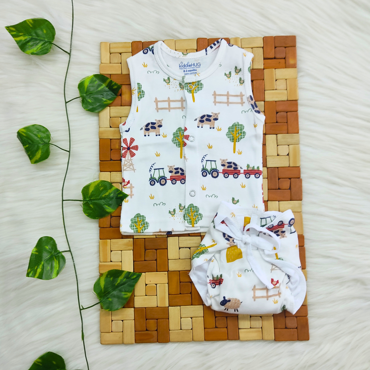 Jabla+Nappy Set Pack of 4 (0-3 months) Combo-18