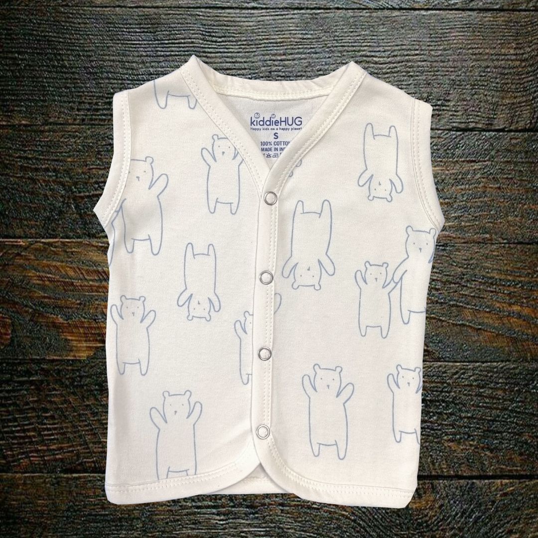 Organic Knitted Cotton Jablas - Panda