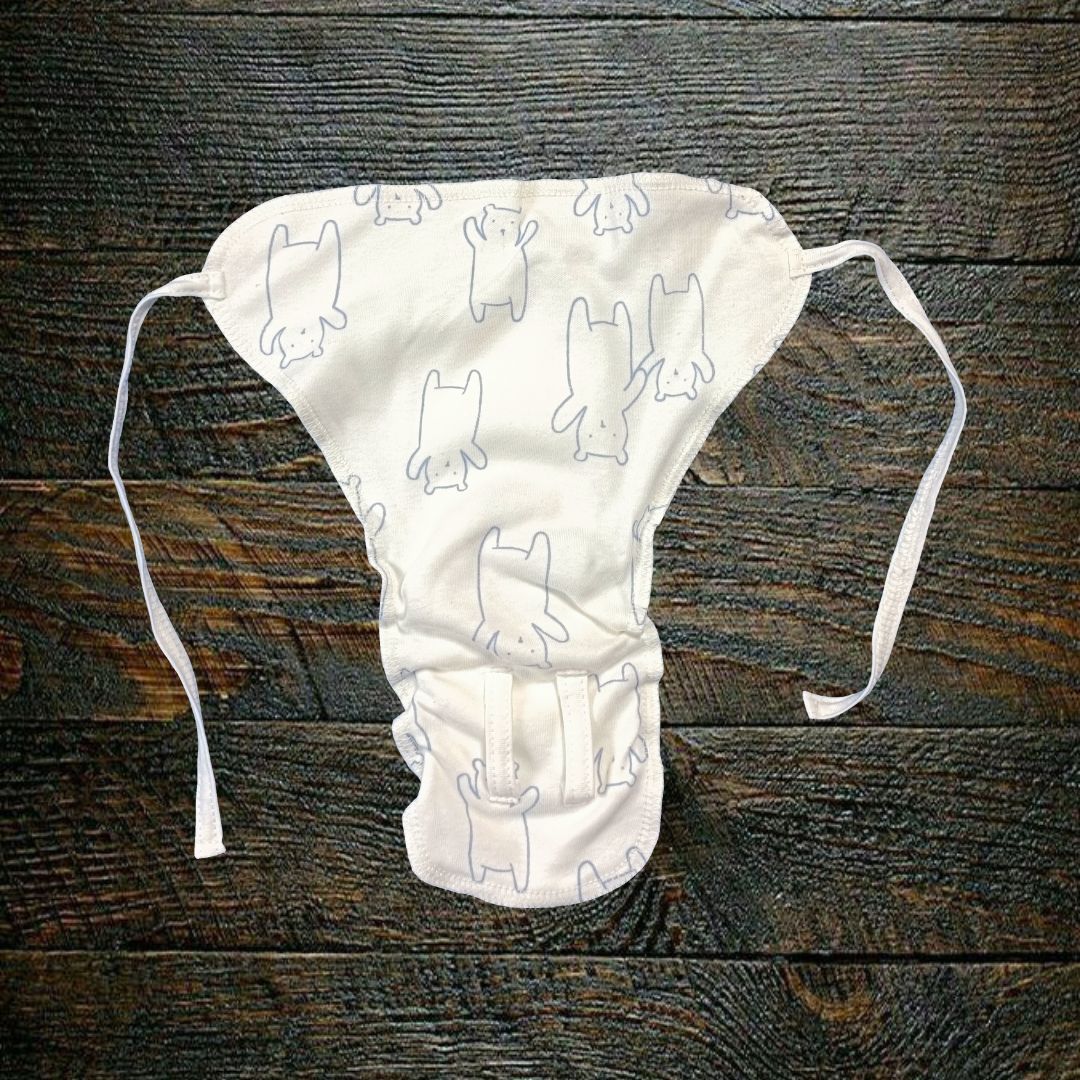Organic Cotton Padded Nappy - Panda