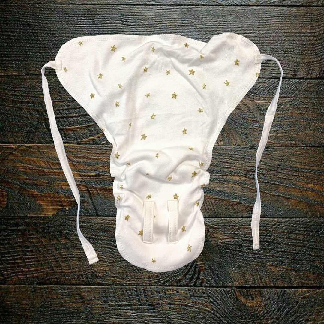 Organic Cotton Padded Nappy - Stars