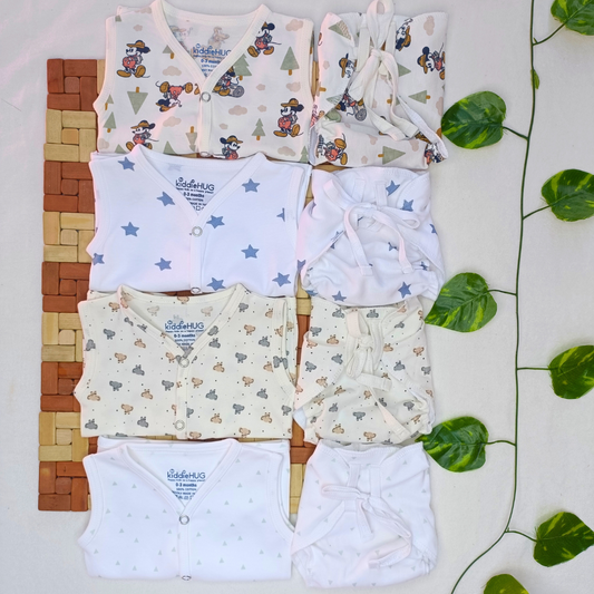Jabla+Nappy Set Pack of 4 (0-3 months) Combo-1