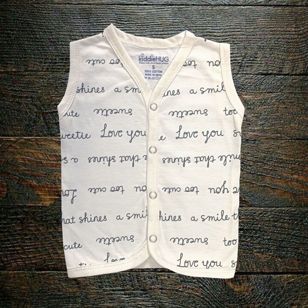 Organic Knitted Cotton Jablas - Love