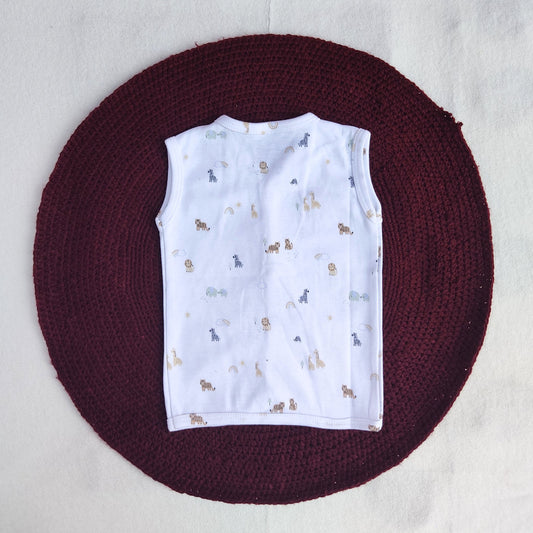 Organic Knitted Cotton Jablas - Mini Safari