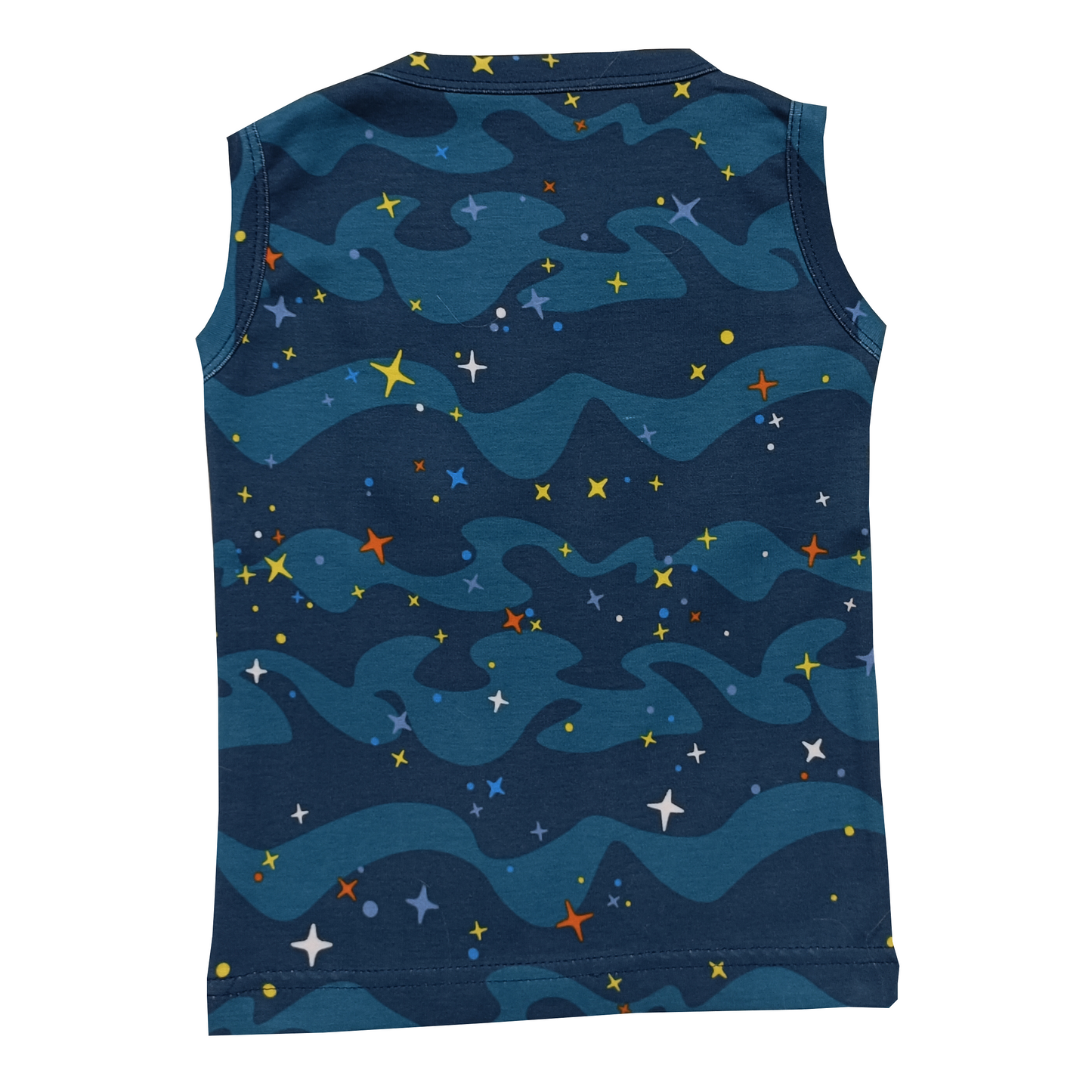 Sleeveless Top & Shorts set - Starry night
