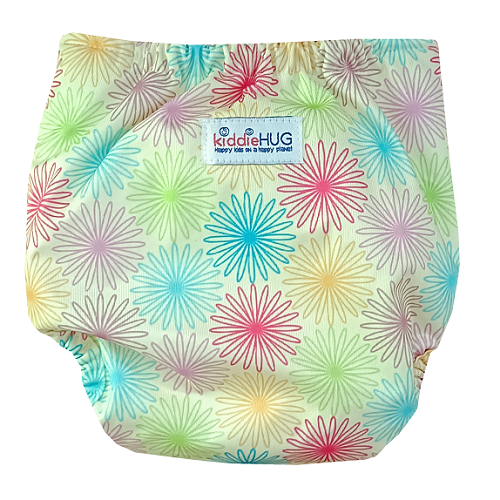 Freesize cloth diaper+Insert  - Blossom (6kg-17kg) - Day time usage
