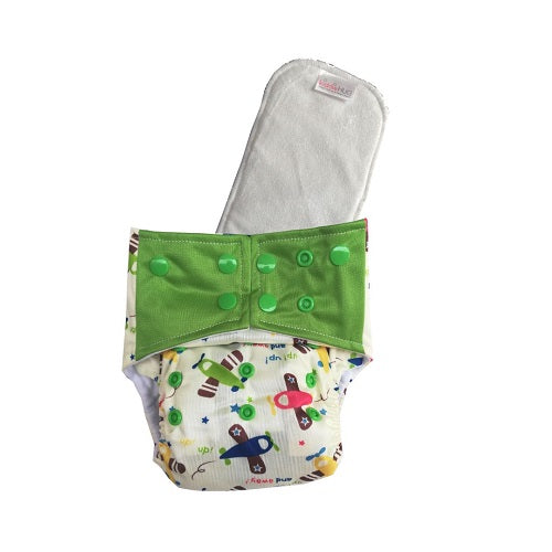 Pocket Diaper + insert - Fly High