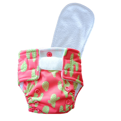 Cactus - Newborn diaper with 1 insert (2.5kg - 8kg)