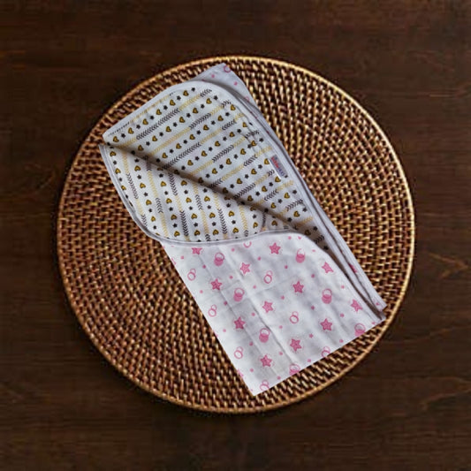 Baby Quilt - Stars & Heart