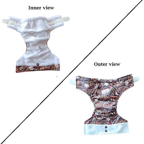 Sweet Heart - Newborn diaper with 1 insert (2.5kg - 8kg)