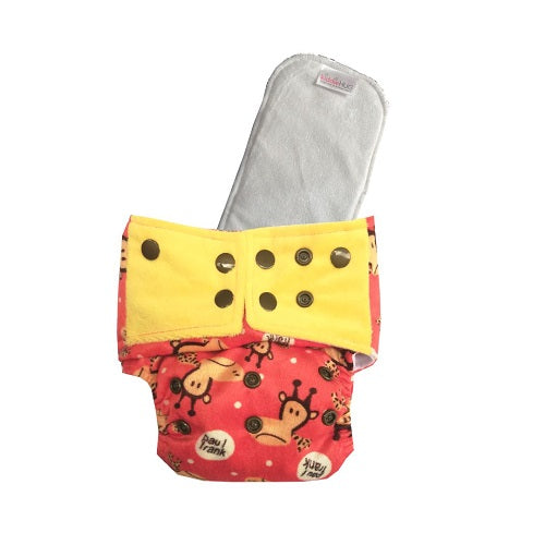 Pocket Diaper + insert - Cute Clancy (minky)