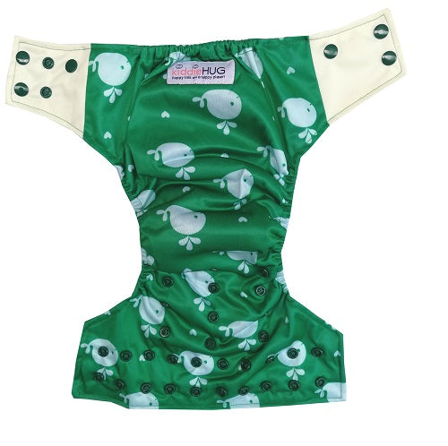 Pocket Diaper + insert - Dazzling Dolphins