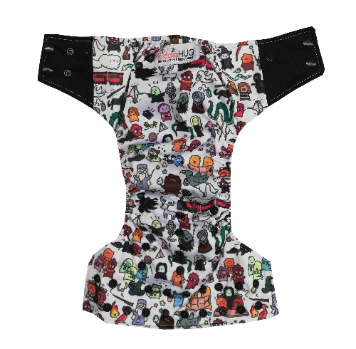 Freesize cloth diaper - Pottermania (6kg-17kg) - Day and night usage