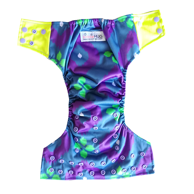 Pocket Diaper + insert - Purple Delight