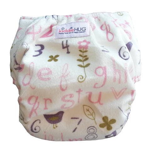 Pocket Diaper + insert - Kindergarten (minky)