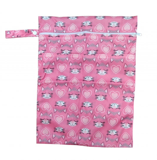On The Go Wetfree Bag- Large - Felines