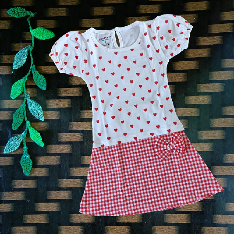 Tee & Skirt- Red