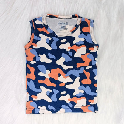 Sleeveless Top & Shorts set - Little squad